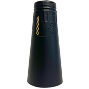 Black premium Lafitte foil wine capsules for champagne and sparkling wine bottles