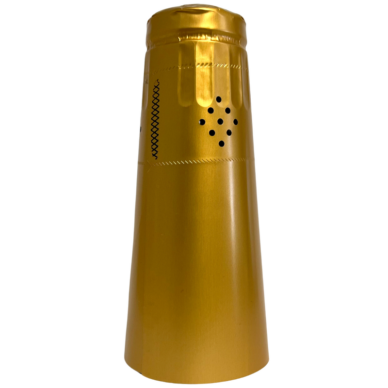 Gold foil wine capsules for champagne and sparkling wine bottles by Lafitte