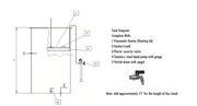 Marchisio variable capacity wine fermentation tank with floating lid and partial drain