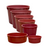 Red Plastic Fermentation Tub Without Lid