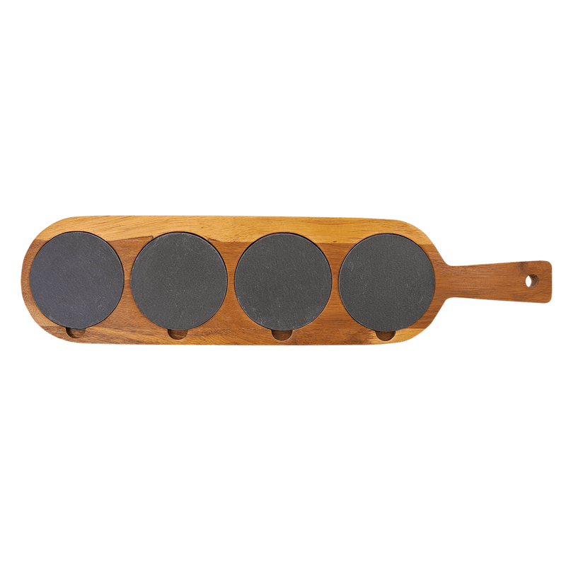 Acacia & Slate Serving Board