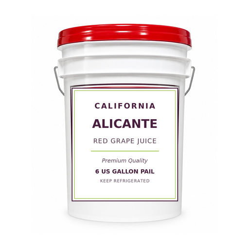 California Alicante grape juice, 6 gallon pail