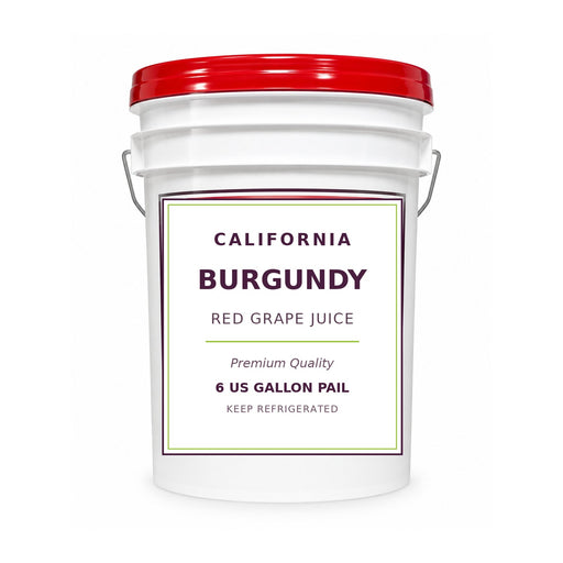 California Burgundy grape juice, 6 gallon pail