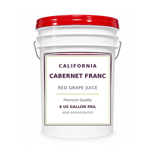 California Cabernet Franc grape juice, 6 gallon pail