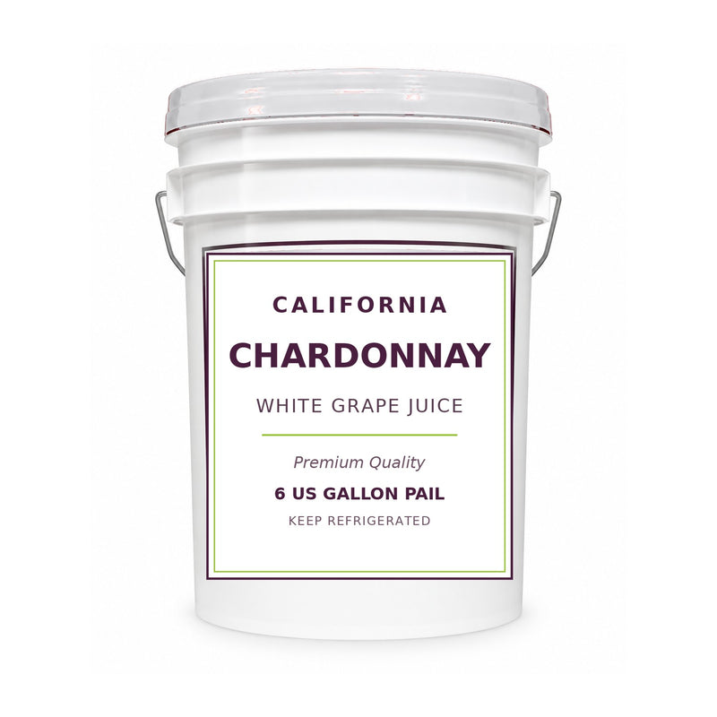 California Chardonnay grape juice, 6 gallon pail