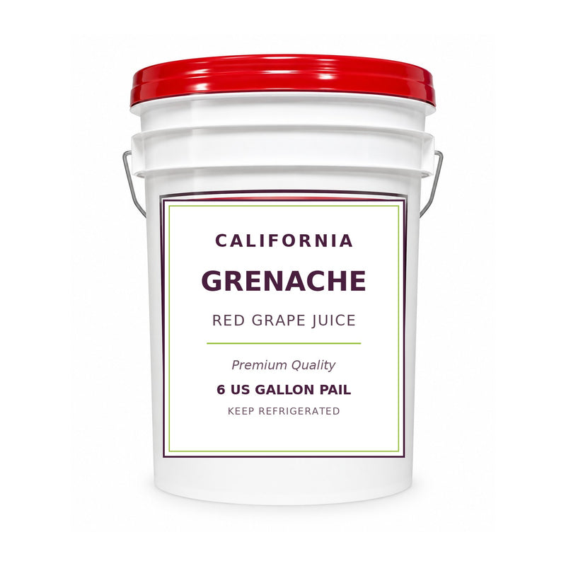California Grenache grape juice, 6 gallon pail