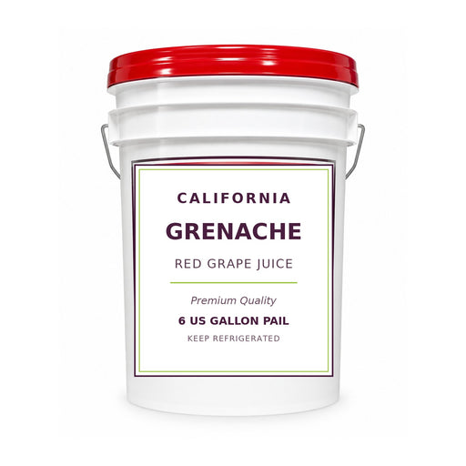 California Grenache grape juice, 6 gallon pail