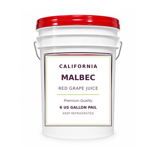 California Malbec grape juice, 6 gallon pail