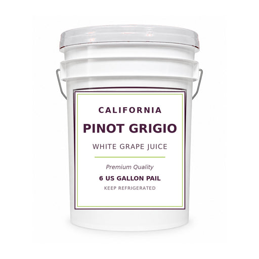 California Pinot Grigio grape juice, 6 gallon pail
