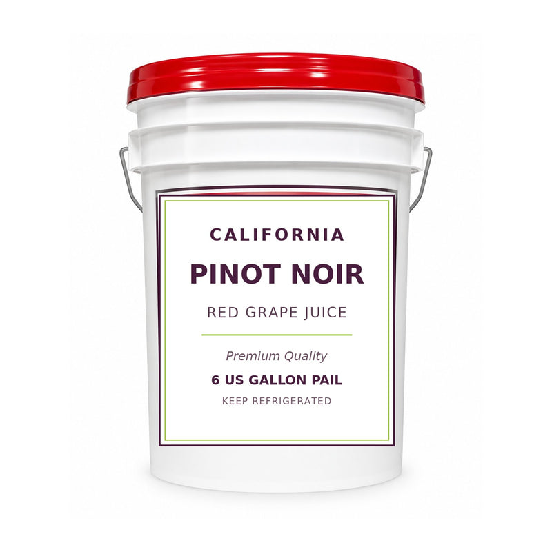 California Pinot Noir grape juice, 6 gallon pail