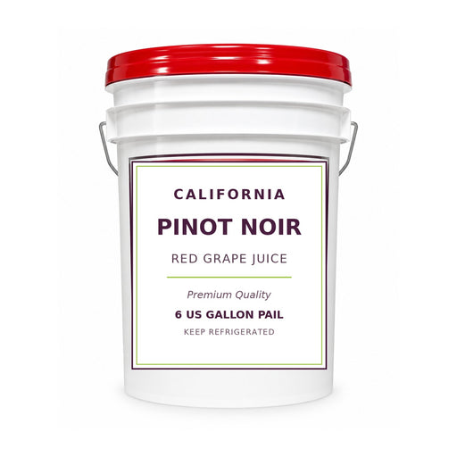 California Pinot Noir grape juice, 6 gallon pail