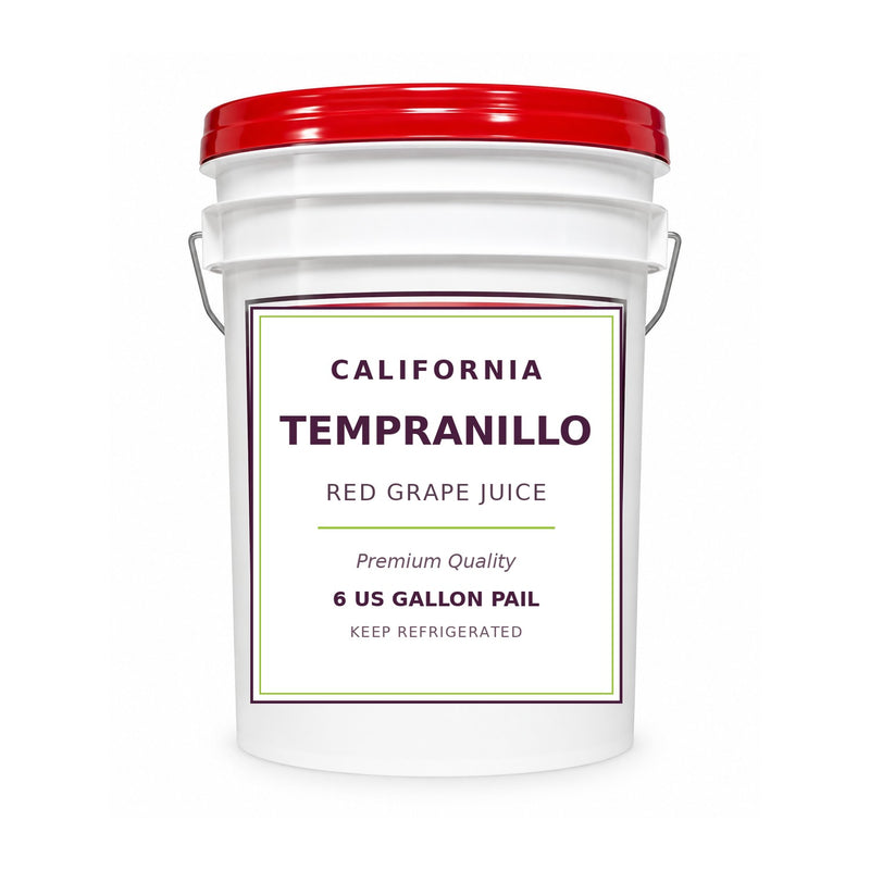 California Tempranillo grape juice, 6 gallon pail