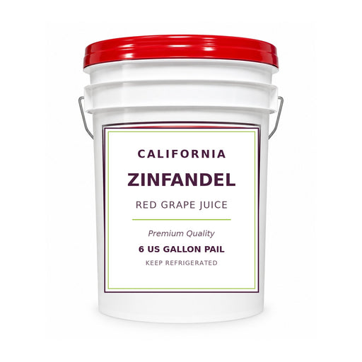 California Zinfandel grape juice, 6 gallon pail
