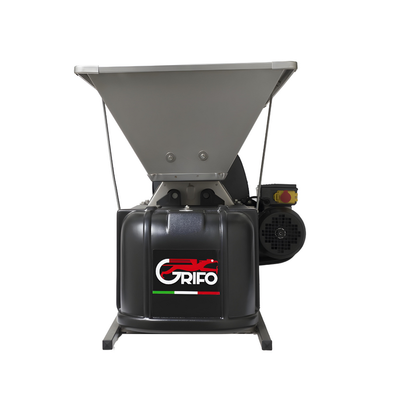 Grifo ALL Stainless Steel Metal Motor Powered Grape Crusher/De-Stemmer With Stainless Steel Hopper And Stainless Steel Body (Model DMCI)