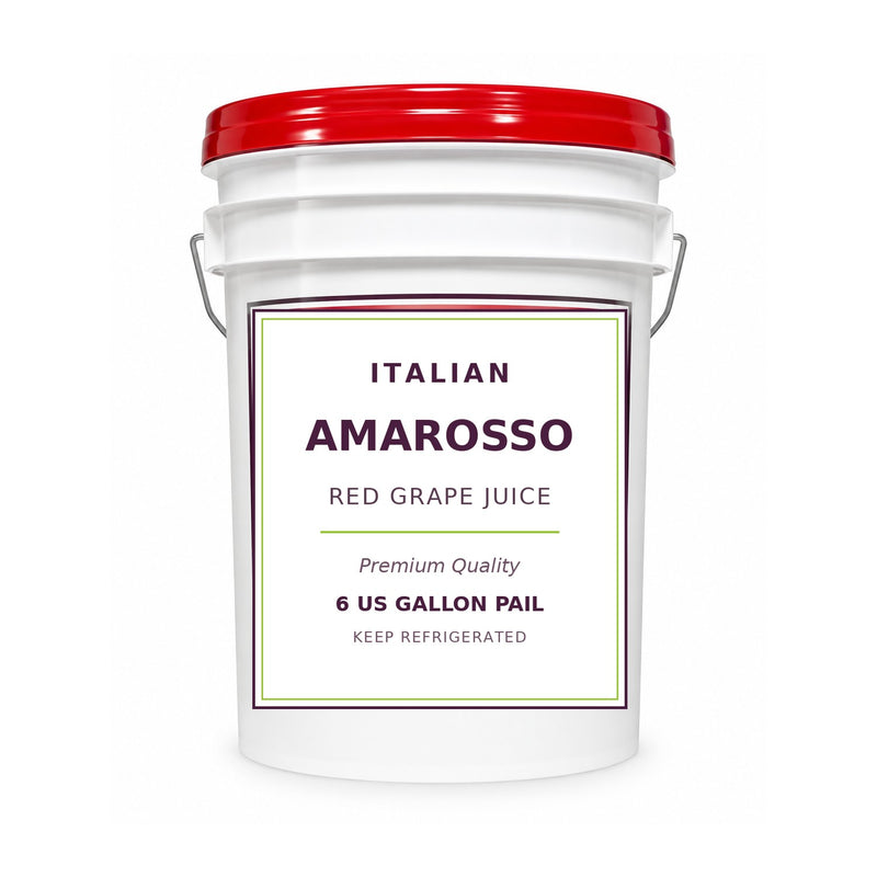 Italian Amarosso grape juice, 6 gallon pail