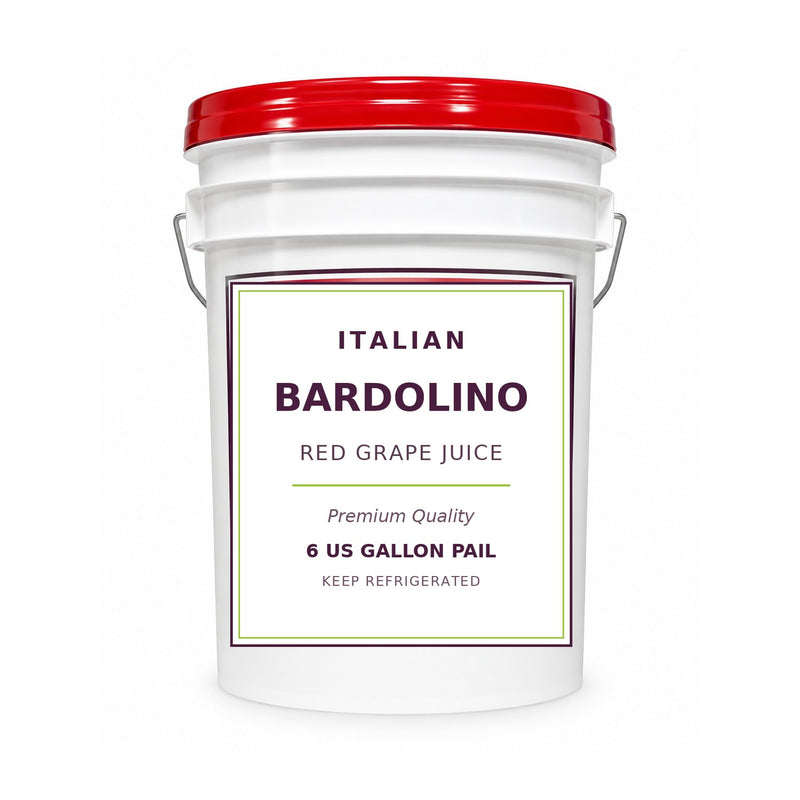 Italian Bardolino grape juice, 6 gallon pail