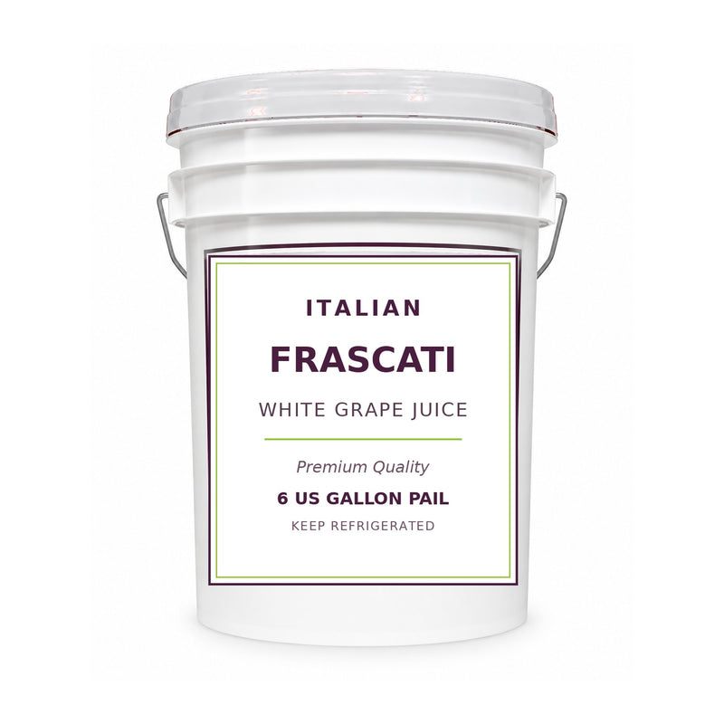 Italian Frascati grape juice, 6 gallon pail