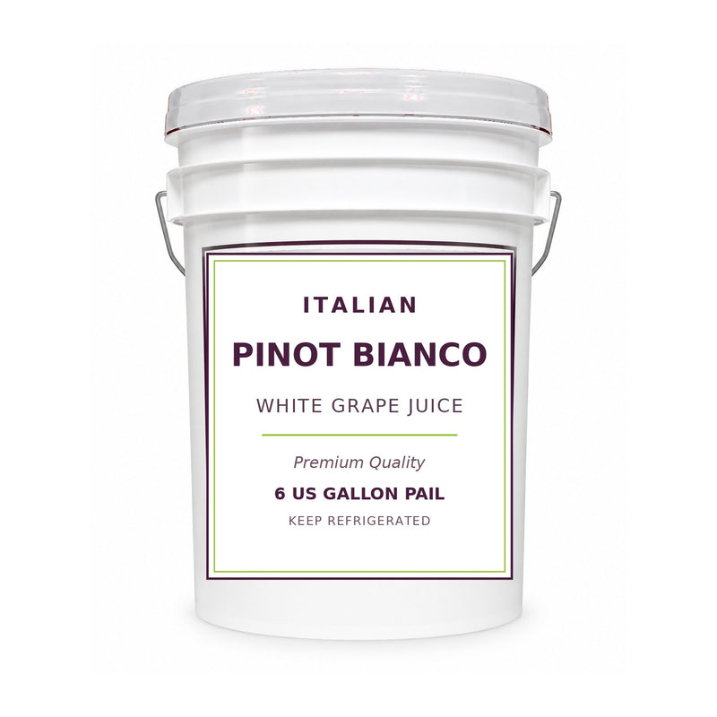 Italian Pinot Bianco grape juice, 6 gallon pail