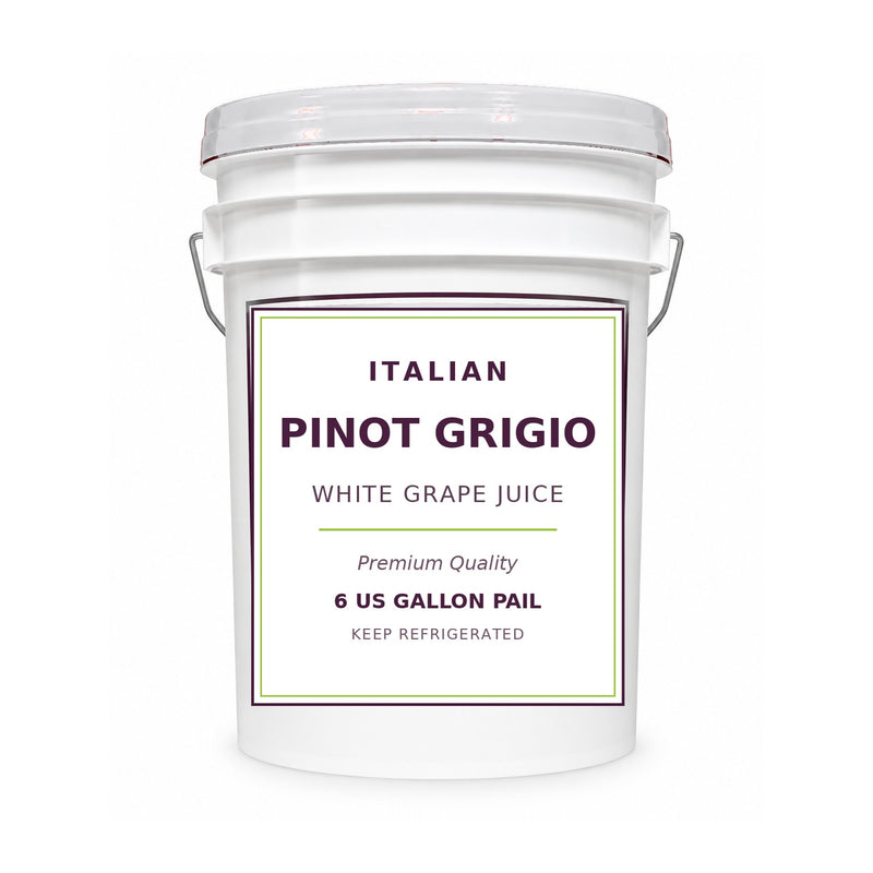 Italian Pinot Grigio grape juice, 6 gallon pail