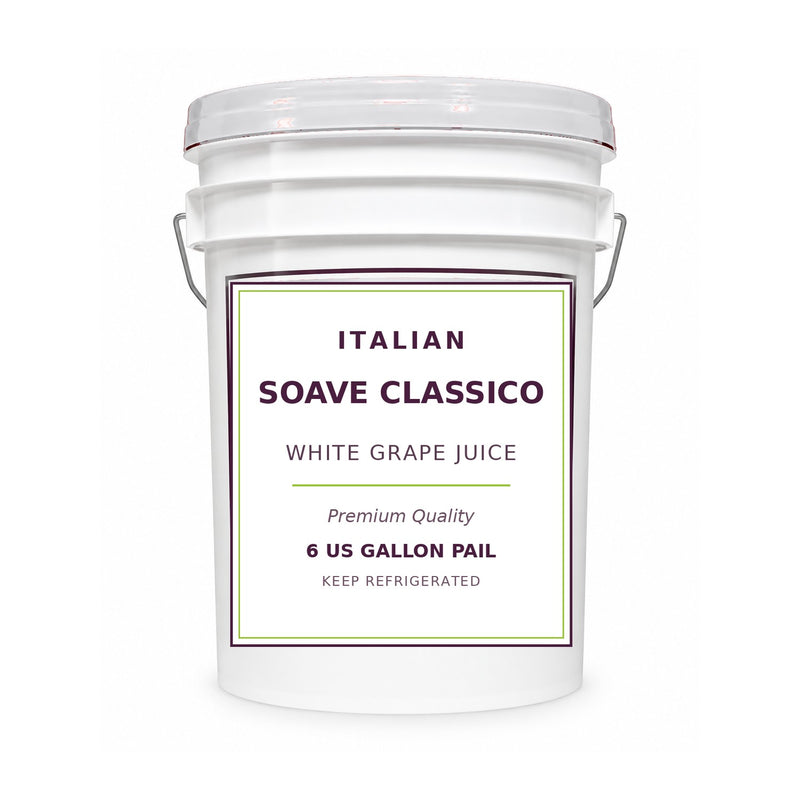 Italian Soave Classico grape juice, 6 gallon pail