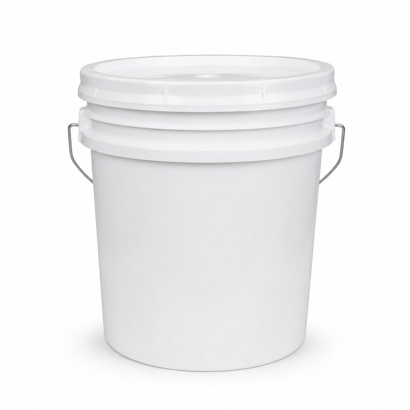 Italian Vermentino wine juice in a 6 US gallon pail