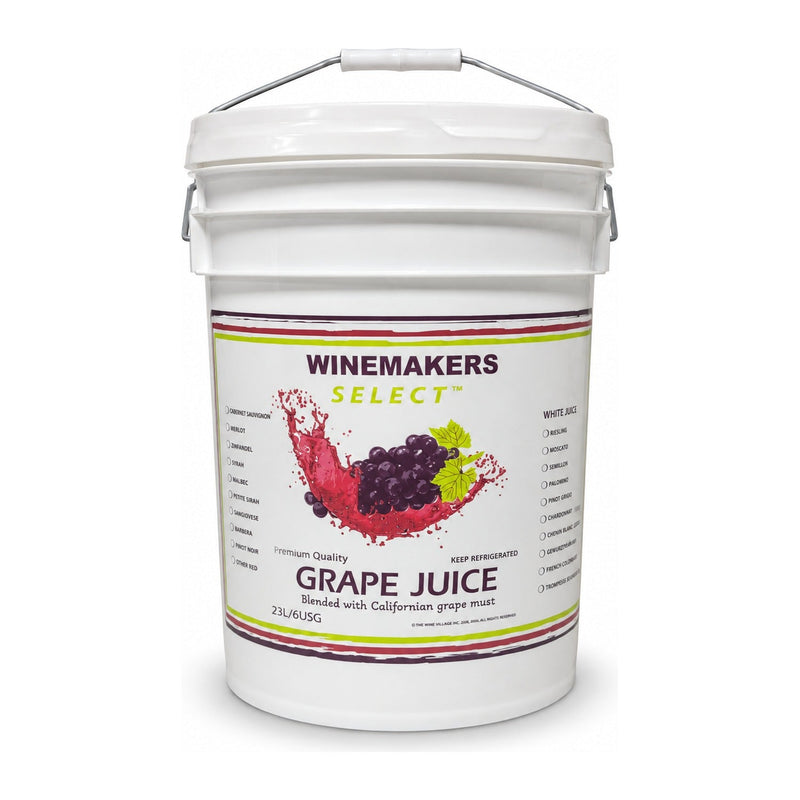 California Mixed Black grape juice, Winemakers Select 6 gallon pail