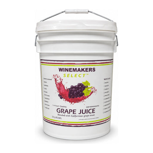 California Sangiovese grape juice, Winemakers Select 6 gallon pail