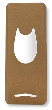Kraft wine gift box with cutouts to hold two wine glasses and one 750ml bottle, perfect for shipping and gifting.