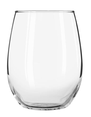 Libbey 231SM 15 1/4 oz Stemless Wine Glass, Moonstone Gray