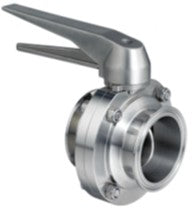 Algor 1.5" Stainless Steel Tri-Clamp Butterfly Valve