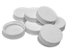 White Plastic Growler Caps